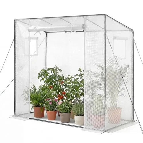 VEVOR Walk-In Greenhouse 76.8x30.3x66.1in PE Cover