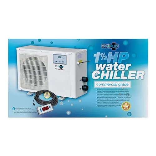 EcoPlus 1.5 HP Commercial Water Chiller for Large Reservoirs