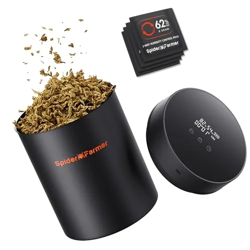 Spider Farmer Auto-Cure 2L Smart Vacuum Curing Jar