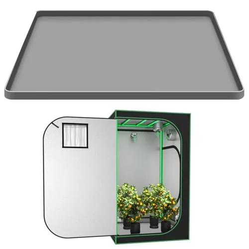 ANLEBUY Silicone Grow Tent Drip Mat 23.6x23.6in