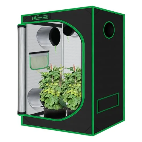 Green Hut 36x60x78 Mylar Indoor Grow Tent 600D
