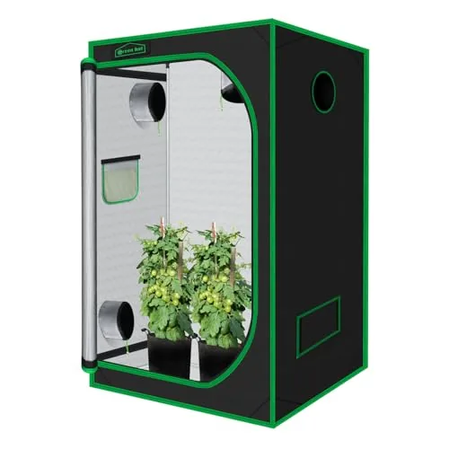 Green Hut 4x4 Grow Tent 600D Mylar 48x48x78