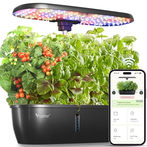 LETPOT LPH-Lite 12-Pod WiFi Hydroponic Garden Kit